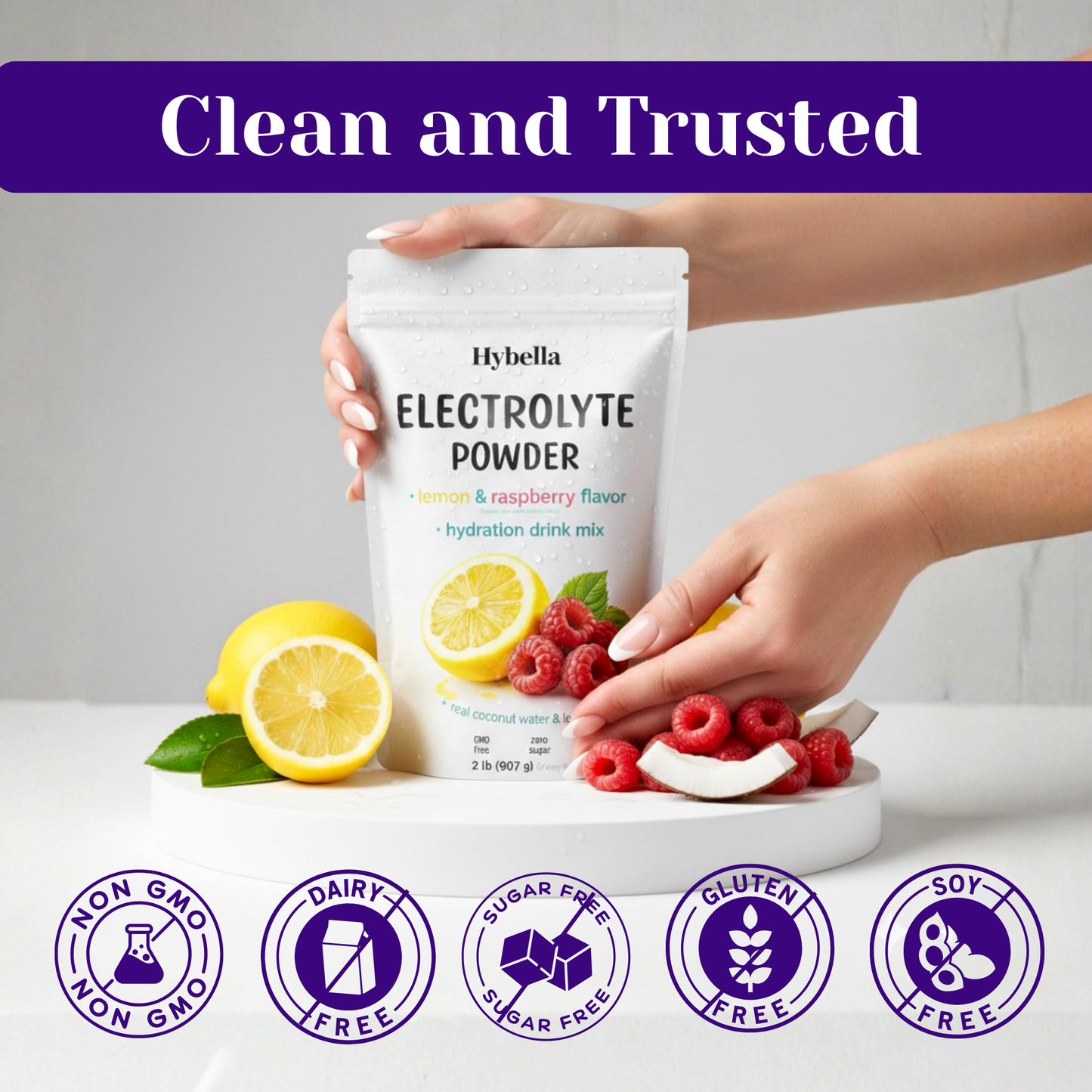 Hybella Electrolyte Powder - Raspberry Lemonade