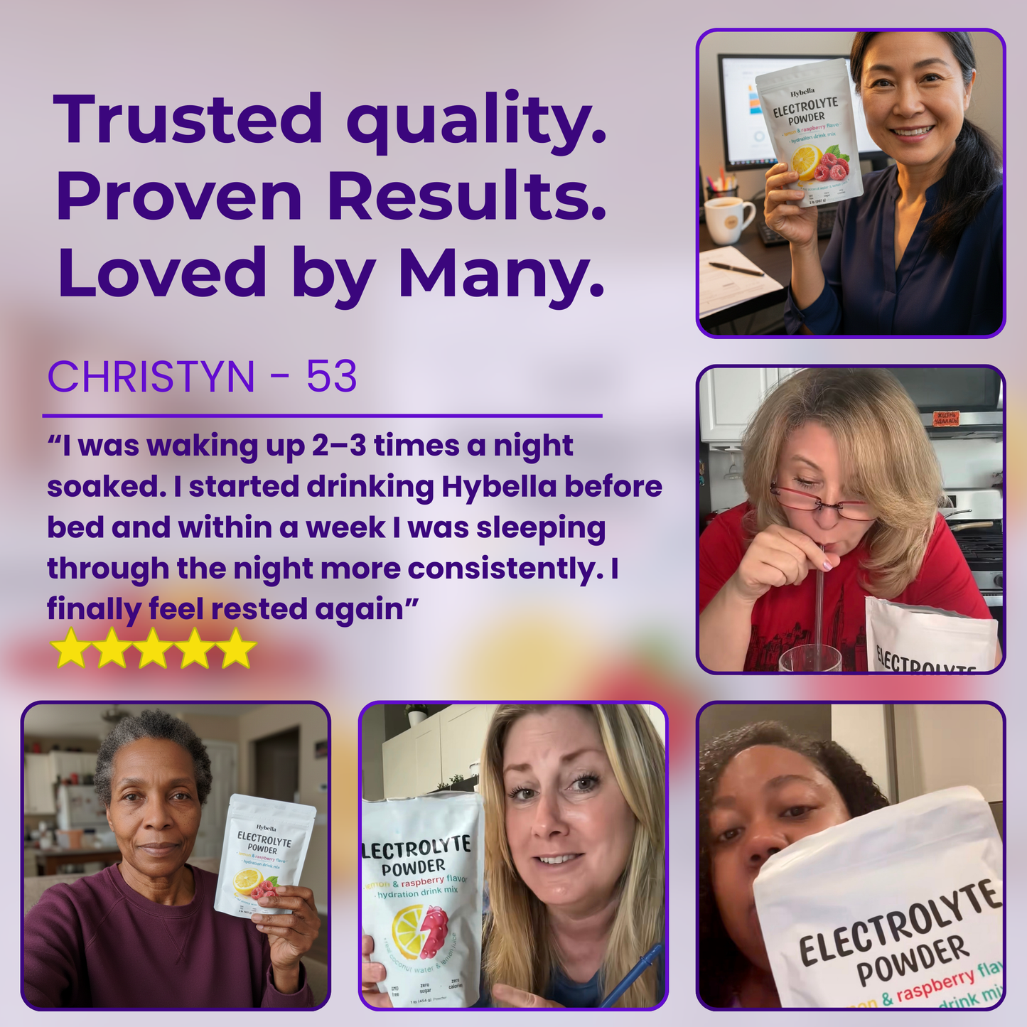 Hybella Electrolyte Powder - Raspberry Lemonade