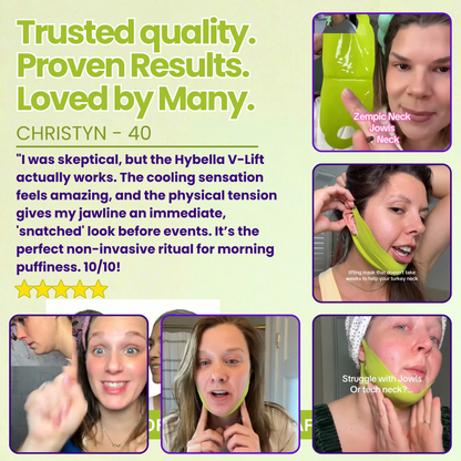 Hybella JawLift Mask – Contour, Firm & Define Your Jawline